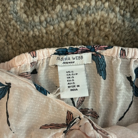 Tabitha Webb two piece pajama set size Small - Picture 3 of 5